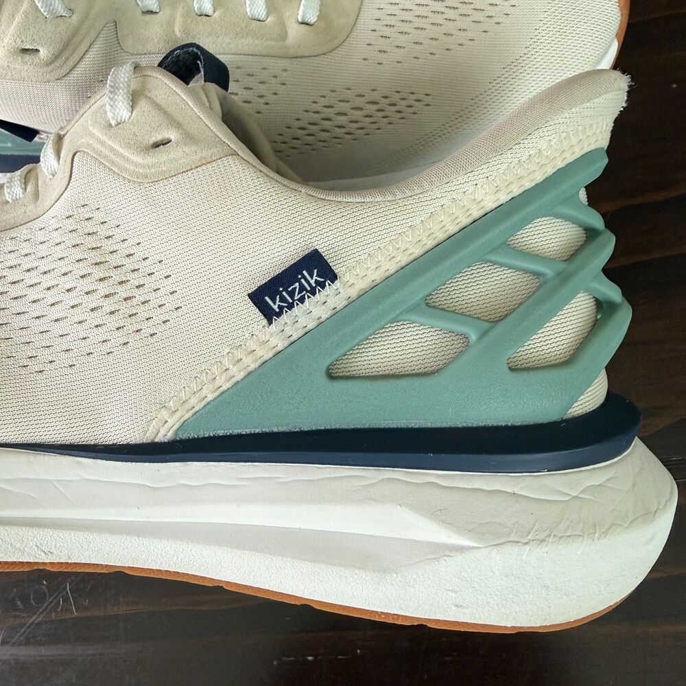 Size 13 - Kizik Men’s Athens 2 Whitecap Off white High Midsole Cage Tech - Picture 4 of 10
